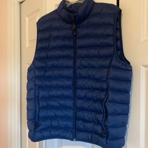 Men’s Blue Puffer Vest